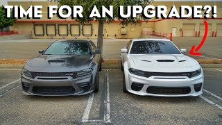 FIRST DRIVE IN A HELLCAT 2020 DODGE CHARGER HELLCAT WIDEBODY REVIEW  SCAT PACK OWNERS PERSPECTIVE [upl. by Lledniw]