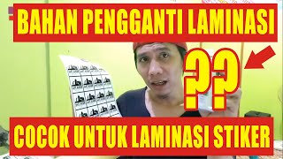 BAHAN PENGGANTI LAMINASI  MURAH [upl. by Rimola]