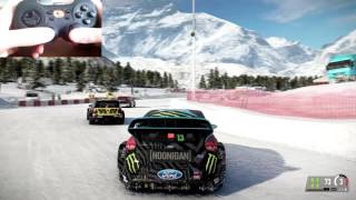 Project CARS 2 Build 747 WIP  Rallycross race  Sampala Ice Track  Gamepad driving [upl. by Levinson]