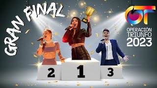 OFICIAL 😱 Asì será la GRAN FINAL DE OPERACION TRIUNFO 2023 🤯🤯 NAIARA o RUSLANA GANADORAS DE OT [upl. by Yereffej385]