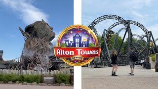 Alton Towers weekend day vlog [upl. by Valley]