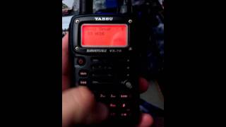 Listening to 80m on a Yaesu VX7R [upl. by Allicserp]