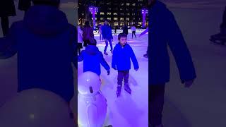 Ice skating ⛸ at Bryant Park threebrothersnfun [upl. by Brandyn]