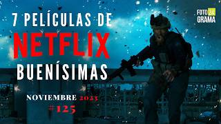 ¿No sabes qué ver 7 Buenas Películas Atrapantes en NETFLIX  Fotograma 24 con David Arce [upl. by Willmert842]