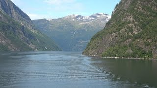 Hellesylt and Cruising the Geirangerfjord [upl. by Andaira726]