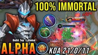 alpha mobile legends build top [upl. by Tchao]