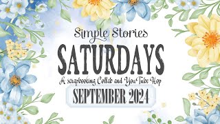 Using 3 Collections to Make Base Pages  Simple Stories Saturdays  September 2024 [upl. by Egroeg24]