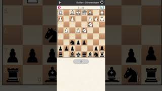 Sicilian Defence chess chessgame winchessgameinlessthan5minutes chessopening lichess [upl. by Arihsa]