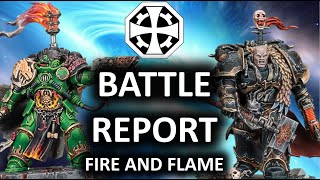 Salamanders Vs Chaos Space Marines  2k Battle Report 40k 10th Edition space marine battle report [upl. by Peugia201]