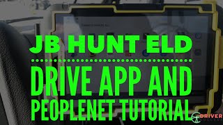 JB HUNT’S ELD DRIVE APP AND PEOPLENET TUTORIAL [upl. by Lavro517]