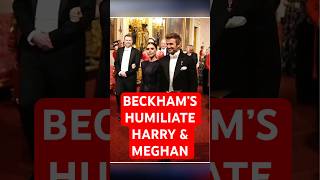 Prince Harry and Meghan Markle furious as David amp Victoria Beckham attend first state banquet [upl. by Codie]