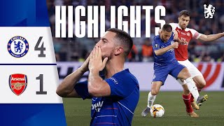 ⏪️ Chelsea 41 Arsenal  Eden Hazards Final Match  HIGHLIGHTS  UEFA Europa League Final 2019 [upl. by Sialac]