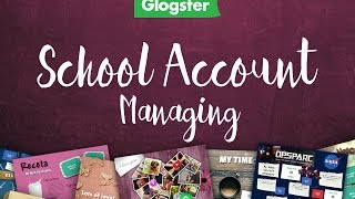 Glogster Tutorial Managing School Account [upl. by Aissenav343]