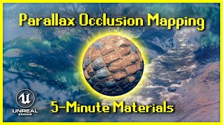 Parallax Occlusion Mapping  5Minute Materials UE5 [upl. by Adnael]