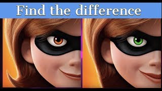 Find the 5 differencesTHE INCREDIBLES 2 [upl. by Thenna]