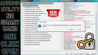 Android Utility Tool New Version Android Utility Tool Smart Card Problem FixAndroid Utility Tool [upl. by Ydollem]