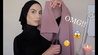 Hijab Tutorial How To Style A Ready Made Hijab  Super Easy [upl. by Laundes]