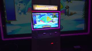 BONUS WHEEL PA Skills Machine Snow Day casino slots vegas gambling jackpot bonus gaming [upl. by Enelie]