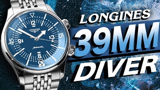 Has Longines Perfected The 39mm Legend Diver  Return of MidSize Watches [upl. by Atilef]