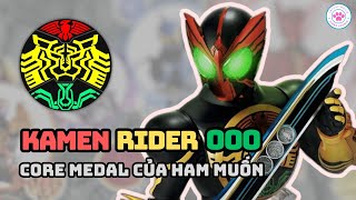 Hồ Sơ Rider  Kamen Rider OOO  Core Medal của Ham Muốn [upl. by Mallis]