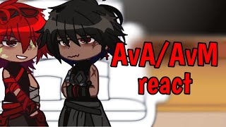 AvA  AvM react to tiktok  ruseng [upl. by Grube]