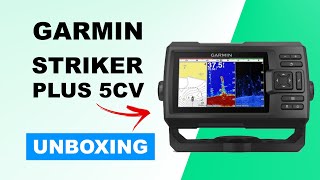 Garmin Striker Plus 5cv Unboxing HD 0100187201 [upl. by Meijer]