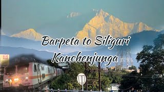 Barpeta Road To NJP Kanchenjunga Mountain [upl. by Ebbarta]