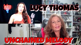 LUCY THOMAS Reaction Unchained Melody  Classic Song made NEW again lucythomasmusic reaction [upl. by Vedetta]