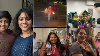 Diwali celebration in USAWe are MISUSING THE PRIVILEGEMY first SASHTI VIRATHAMUSA TAMIL VLOGS [upl. by Harms]