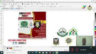 HOW TO DESIGN A FLYER WITH COREL DRAW  SAED LECTURE GRAPHICS DESIGN  NYSC DELTA STATE [upl. by Nwahsor17]