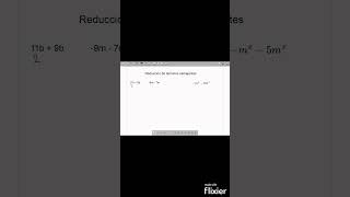 Aprende Sobre términos semejantes maths simplificacion algebra educacionmatematica viralvideo [upl. by Cnahc]