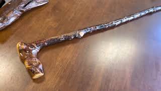 Blackthorn Walking stick by McCaffrey Crafts [upl. by Ailiec471]