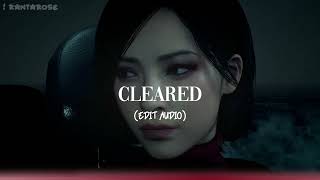 CLEARED remix — Edit Audio [upl. by Aihcila177]