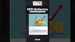 1991 Economic Reforms Key Points for RAS Prelims 2024  Indian Economy  RAS Prelims 2024 shorts [upl. by Eruza702]