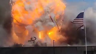 Explosion at industrial play in Frederick MO caught on camera Oct 30 2024 [upl. by Sucul818]