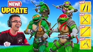 NickEh30 reacts to Ninja Turtle MYTHICS in Fortnite [upl. by Oemor290]