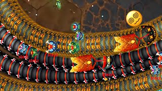 LİTTLE BİG SNAKEİO✅Tiny snake trolls giant snakes epic gameplay🙀 [upl. by Mailliwnhoj]