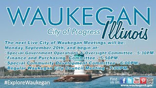 20211004 City of Waukegan City Council Meeting [upl. by Girish]