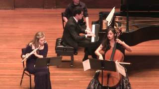 Françaix Trio for Flute Cello and Piano IV Transition Andante  Subito vivo [upl. by Nirra471]