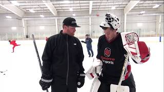 Warrior Ritual G4 Goalie Gear Review  Source For Sports [upl. by Snowber]