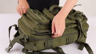 Amazon Tactical Backpack Small Capacity Military Bags 3P [upl. by Ainirtak]