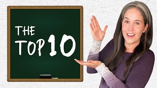 English Words – The Top 10 – Pronunciation Guide – Learn English American English [upl. by Gavra]