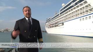 PASSAGENtv Folge 5 MS COLUMBUS 2 Erstbesichtigung des Neuzugangs [upl. by Hasina977]