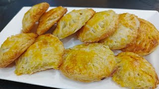 Bakery style chicken pattiespuff pastryEasy recipeparty recipe [upl. by Buff]