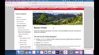 Bayern Ticket online kaufen Deutsche Bahn Wonderlanguages [upl. by Flower]