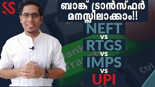 What is NEFT RTGS IMPS UPI Different Bank Money Transfer Methods EXPLAINED  How they Work [upl. by Lytsirk]