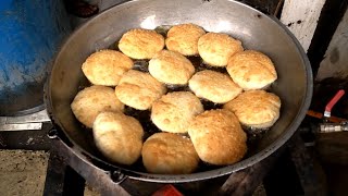 Cheapest Aloo Puri Making  Bengali Street Food [upl. by Aerdnuahs]