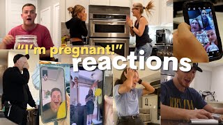 Telling my husband amp family Im PREGNANT reactions [upl. by Giffard145]