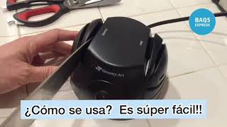 Como funciona un Afilador eléctrico para cuchillos y tijeras [upl. by Elspet19]