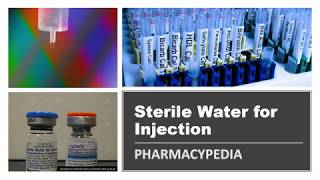 STERILE WATER FOR INJECTIONS  PARENTERALS  BPHARM [upl. by Aicilyt]